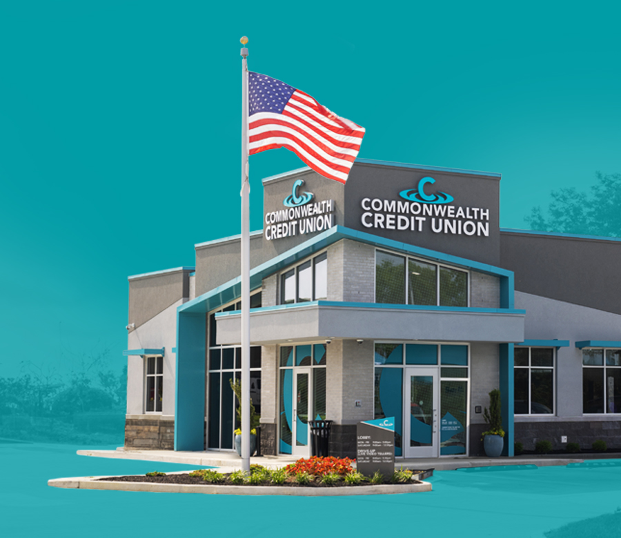 External image of Richmond, KY branch overlayed on a teal background.