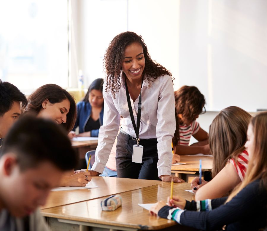 Teacher Teaching High Schoolers