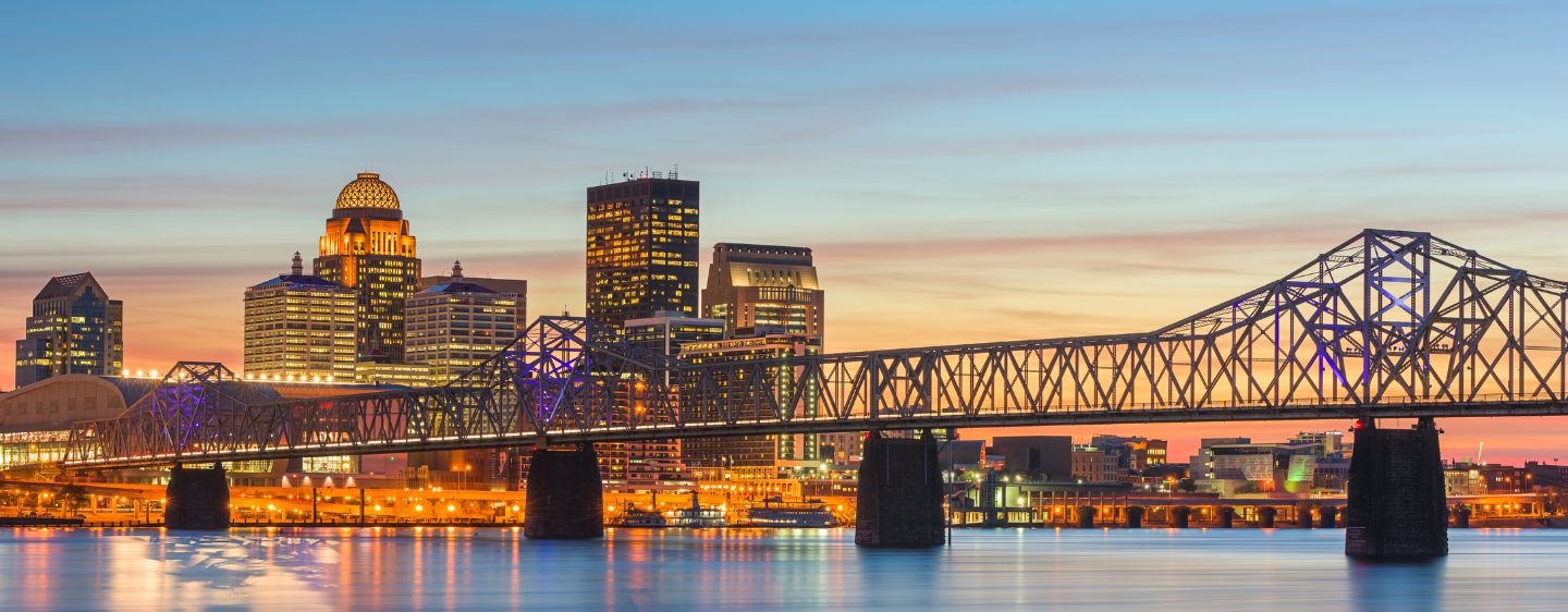 Louisville, Kentucky skyline. 